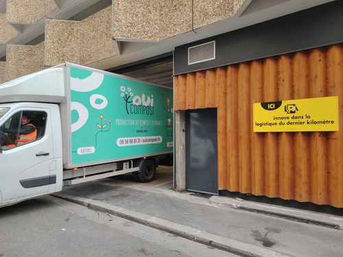 Collecte de biodéchets en centre ville OuiCompost